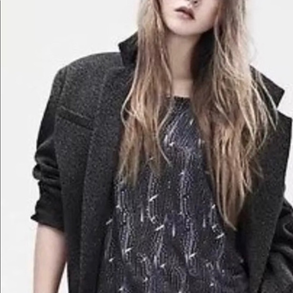 H&M x Isabel Marant Feather Linen long sleeve tee
